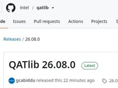 英特尔发布QATlib 26.08，全面适配Gen6加速器并强化硬件卸载能力