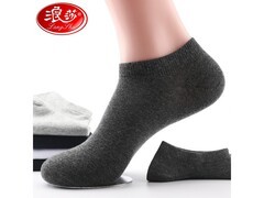 浪莎男袜6双装4.9元抢