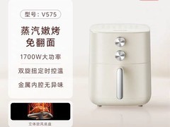 九阳6L空气炸锅奶油白款