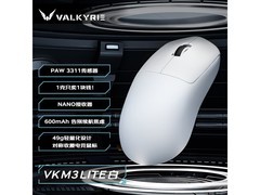VALKYRIE VK M3 Lite白款电竞鼠标49元