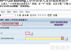 SAP外协工序导入与查询