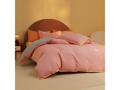 水星家纺纯棉磨毛四件套