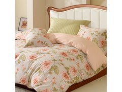 水星家纺花倾颜纯棉四件套