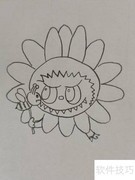 泡泡玛特花精灵绘画教程