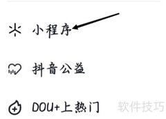 抖音极速版如何查看小程序