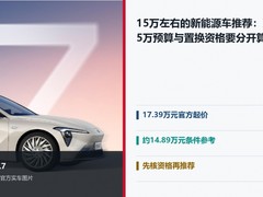 15万左右的新能源车推荐：有置换资格怎么选