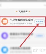 教师资格成绩查询指南