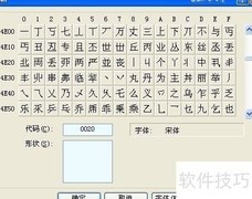 造字程序致字库乱码