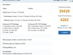 酷睿Ultra X7 358H现身跑分，Panther Lake新旗舰性能曝光