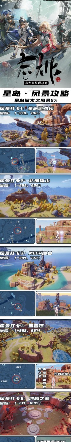 幻塔星岛5大风景打卡点