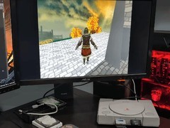 PS1上真机运行艾尔登法环反向重制版震撼发布