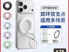升维双环磁吸手机支架