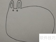 如何画兔子边框