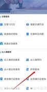 支付宝一键查询出入境信息