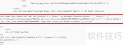 添加网站统计代码方法