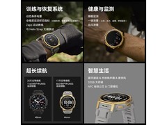 跃我华米T - Rex 3 Pro墨玉黑手表大促