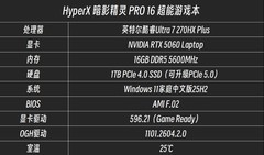 超硬核性能释放200W+！HyperX暗影精灵PRO 16超能游戏本深度评测