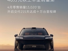 蔚来全新ES8月销破万创高端SUV销量纪录，推0首付金融政策