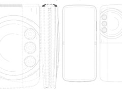 摩托罗拉曝光新折叠机专利：竖排三摄+圆形后盖