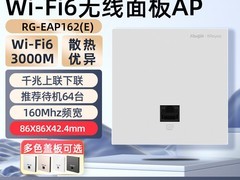 锐捷RG-EAP162E WiFi6面板AP直降73.6元