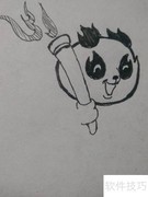 成都大运会吉祥物简笔画