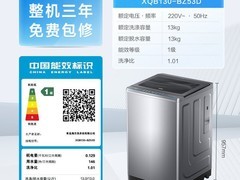 海尔13kg波轮手搓洗衣机，低至1461元