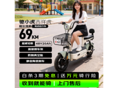 驰小虎长续航电动自行车限时直降100元