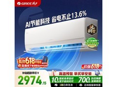 格力1匹AI节能空调，京东低至2676元