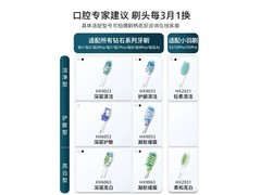 飞利浦钻石刷头HX6063/96黑色款