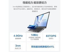 华硕无畏16二代笔记本，到手价4219元