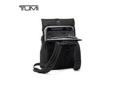TUMI男士中号黑双肩包低至2383元