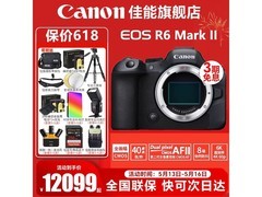 佳能 EOS R6 Mark II 微单，到手 12099 元