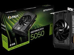 同德首发单风扇RTX 5050 StormX迷你显卡
