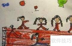 如何画一场生动的运动会