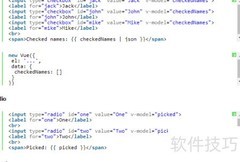 Vue表单控件绑定技巧