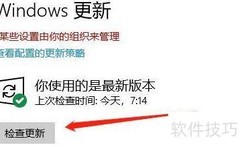 Windows更新检查方法