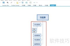 XMind设计学生管理系统流程