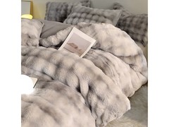 途波列獭兔毛绒四件套CH.A，低至119元