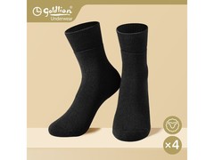 金利来女士羊毛袜4双装，低至24.19元