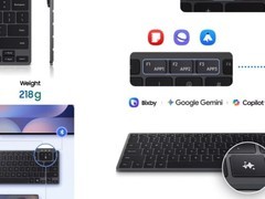 三星发布智能无线键盘，支持多设备互联与AI快捷操作