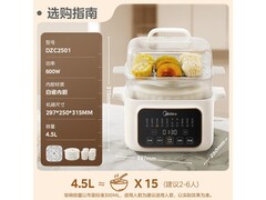 美的4.5L隔水炖电炖锅