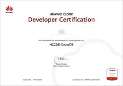 包揽全球TOP2！中亦科技HCCDE-GaussDB专家诞生