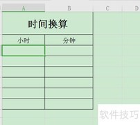 WPS小时转分钟技巧
