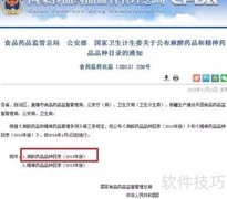 特殊管理药品目录与标识