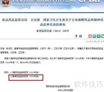 特殊管理药品目录与标识