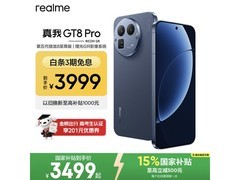 真我GT8 Pro 12 + 256GB布鲁蓝低至3489元