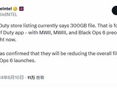 《COD》总体积310GB，动视承诺后续优化减小
