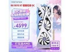 盈通RX 9070 XT樱瞳花嫁显卡特惠