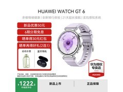 华为WATCH GT 6流光紫限时直降80元