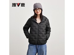 雅鹿立领羽绒服女款139元